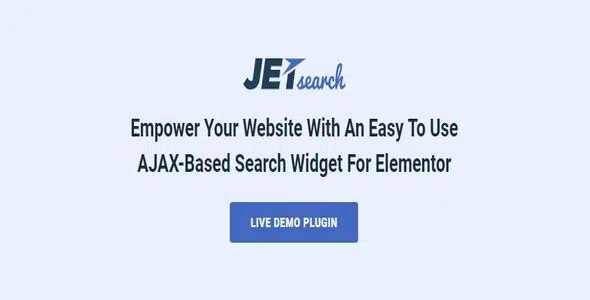 JetSearch Elementor Experience the true power