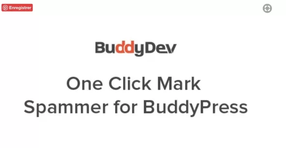 One Click Mark Spammer for BuddyPress