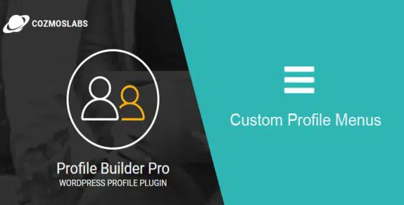 Profile Builder – Custom Profile Menu