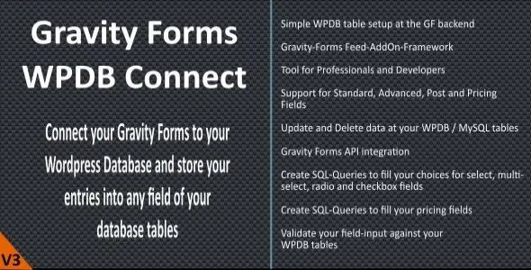 Gravity Forms WPDB / MySQL Connect