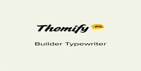 Themify Builder Typewriter