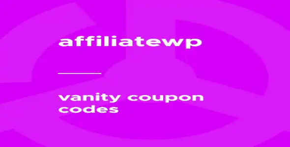 AffiliateWP Vanity Coupon Codes