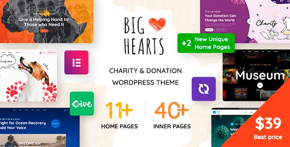 BigHearts – Charity & Donation