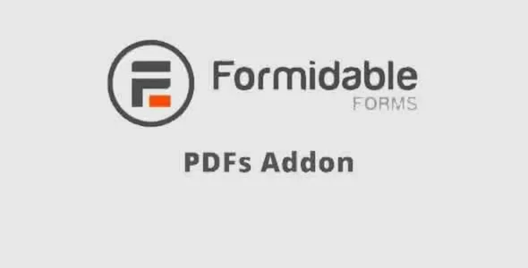 Formidable Forms PDFs