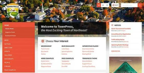TownPress Theme – Municipality & Town Government