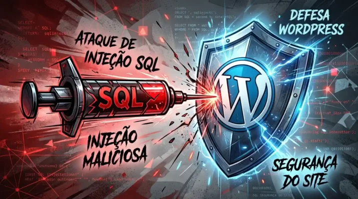 Ilustração de uma seringa (injeção) tentando perfurar uma barreira de código seguro