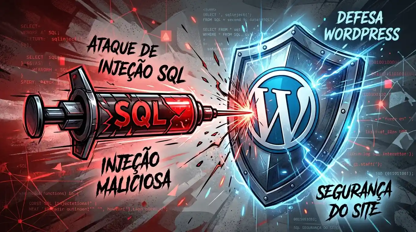 Ilustração de uma seringa (injeção) tentando perfurar uma barreira de código seguro