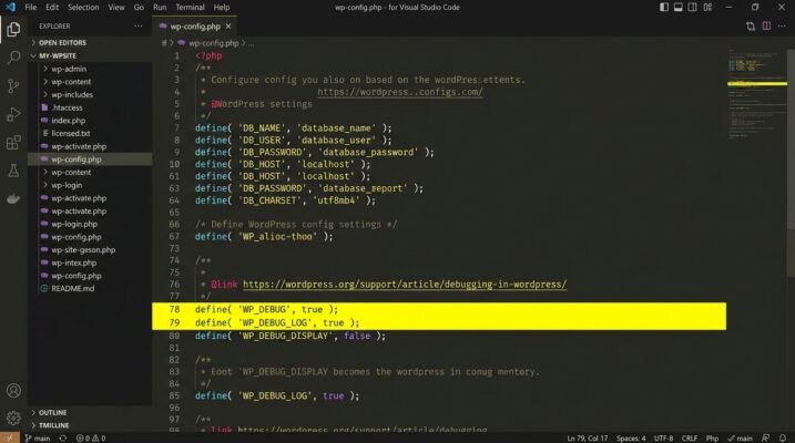 Como depurar erros de banco de dados no WordPress usando o debug.log